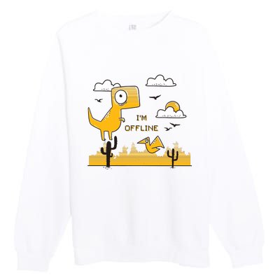 I'm Offline Premium Crewneck Sweatshirt