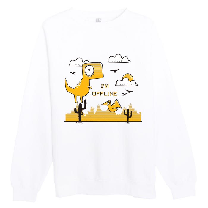 I'm Offline Premium Crewneck Sweatshirt