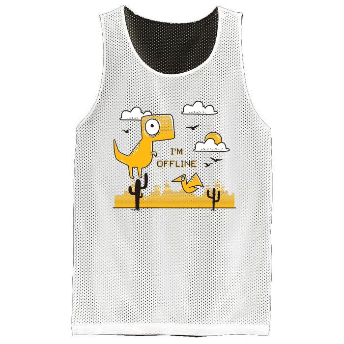 I'm Offline Mesh Reversible Basketball Jersey Tank