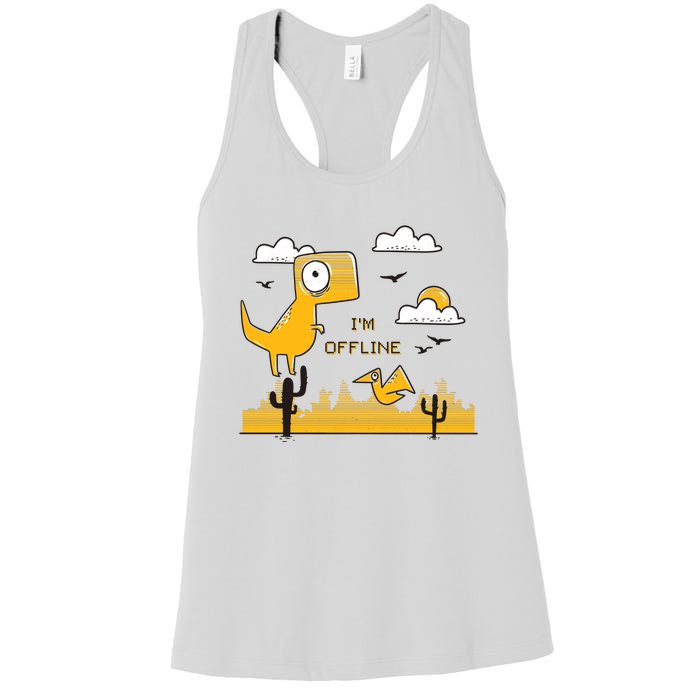 I'm Offline Women's Racerback Tank