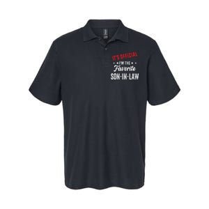 It's o.fficial i'm the favorite son-in-law Softstyle Adult Sport Polo