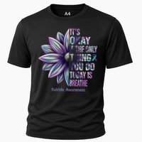 It's Okay If The Only Thing You Do Today Is Breathe Suicide Awareness Performance Shirt