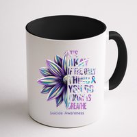 It's Okay If The Only Thing You Do Today Is Breathe Suicide Awareness Mug