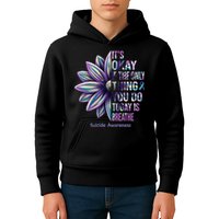 It's Okay If The Only Thing You Do Today Is Breathe Suicide Awareness Kids Hoodie