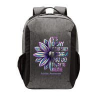 It's Okay If The Only Thing You Do Today Is Breathe Suicide Awareness Vector Backpack