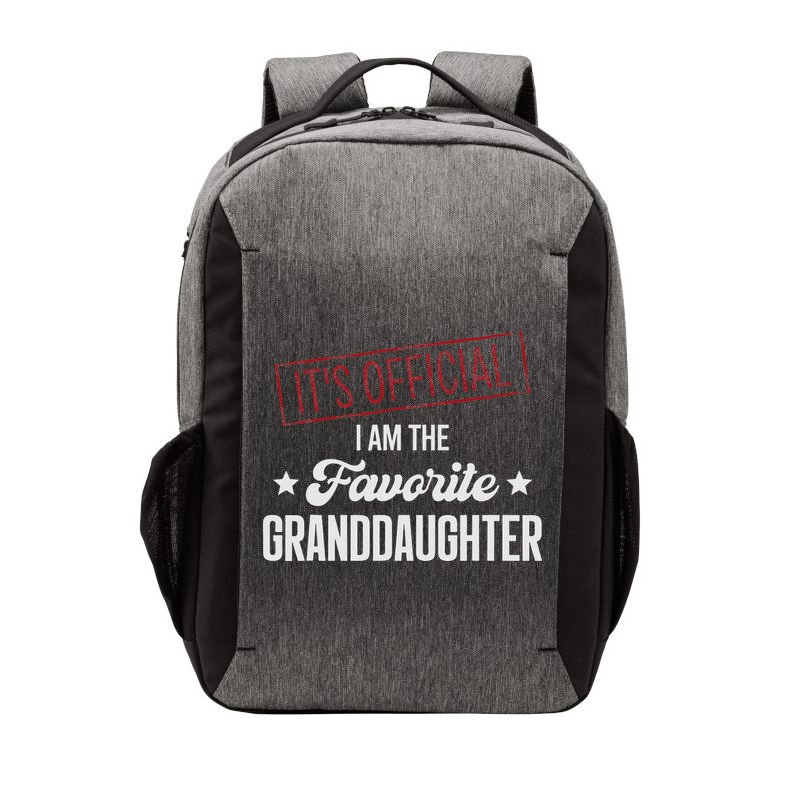 It's Official I Am The Favorite Granddaughter Funny Vector Backpack