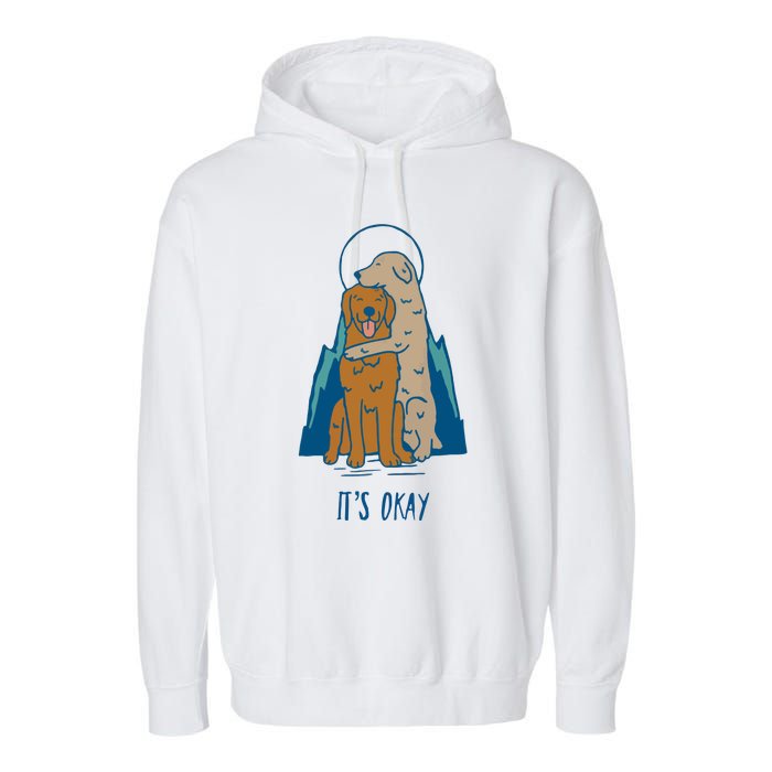 ItS Okay Garment-Dyed Fleece Hoodie