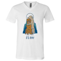 ItS Okay V-Neck T-Shirt