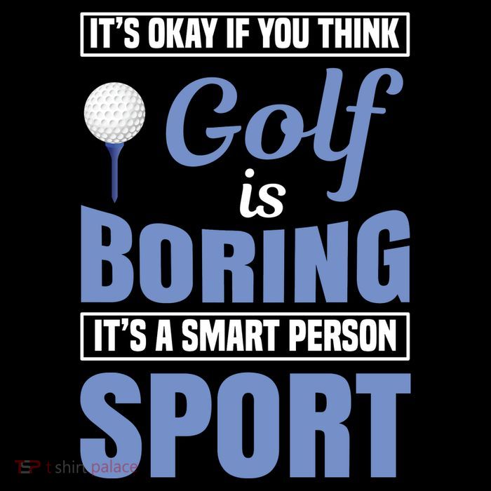 It's Okay If You Think Golf Is Boring Drawstring Bag