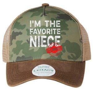 It's O.fficial I'm The Favorite Niece Funny Niece Legacy Tie Dye Trucker Hat