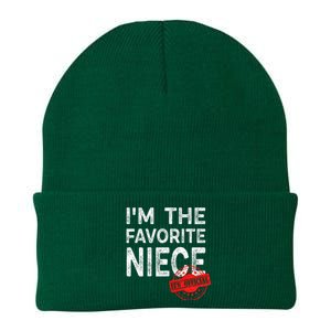 It's O.fficial I'm The Favorite Niece Funny Niece Knit Cap Winter Beanie