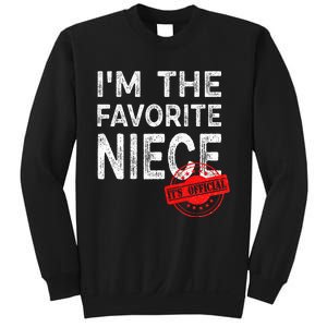 It's O.fficial I'm The Favorite Niece Funny Niece Sweatshirt