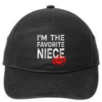 It's O.fficial I'm The Favorite Niece Funny Niece 7-Panel Snapback Hat