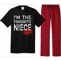 It's O.fficial I'm The Favorite Niece Funny Niece Pajama Set