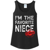 It's O.fficial I'm The Favorite Niece Funny Niece Ladies Essential Tank