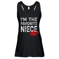 It's O.fficial I'm The Favorite Niece Funny Niece Ladies Essential Flowy Tank