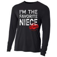 It's O.fficial I'm The Favorite Niece Funny Niece Cooling Performance Long Sleeve Crew