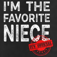It's O.fficial I'm The Favorite Niece Funny Niece Golf Towel