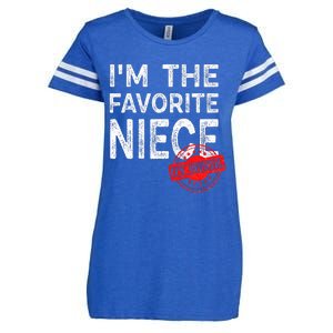 It's O.fficial I'm The Favorite Niece Funny Niece Enza Ladies Jersey Football T-Shirt