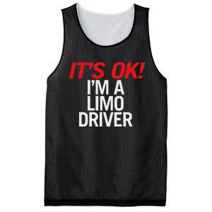 ItS Ok IM A Limo Driver Mesh Reversible Basketball Jersey Tank