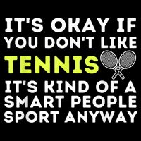 Its Ok If You Dont Like Tennis Gift Funny Tennis Player Coach Gift Impact Tech Backpack