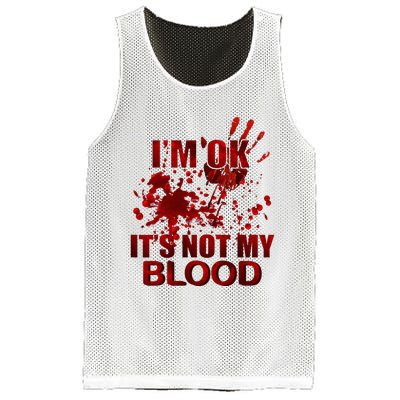 IM Ok ItS Not My Blood Mesh Reversible Basketball Jersey Tank