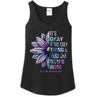 Its Okay If The Only Thing You Do Today Is Breathe Suicidal Prevention Ladies Essential Tank