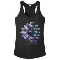 Its Okay If The Only Thing You Do Today Is Breathe Suicidal Prevention Ladies PosiCharge Competitor Racerback Tank