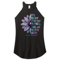 Its Okay If The Only Thing You Do Today Is Breathe Suicidal Prevention Women's Perfect Tri Rocker Tank