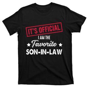 It's Official I'm The Favorite Son-In-Law T-Shirt