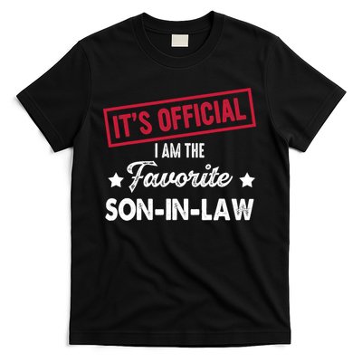 It's Official I'm The Favorite Son-In-Law T-Shirt