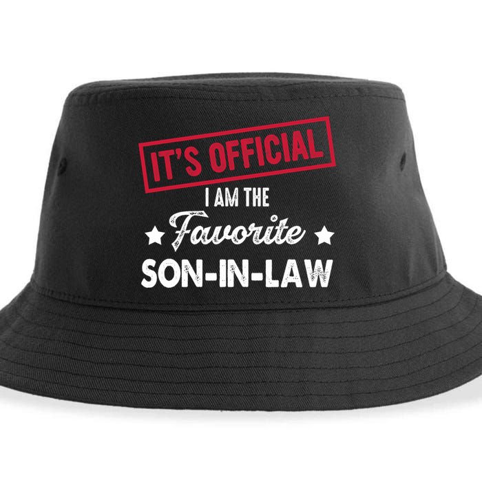 It's Official I'm The Favorite Son-In-Law Sustainable Bucket Hat