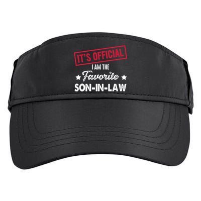 It's Official I'm The Favorite Son-In-Law Adult Drive Performance Visor