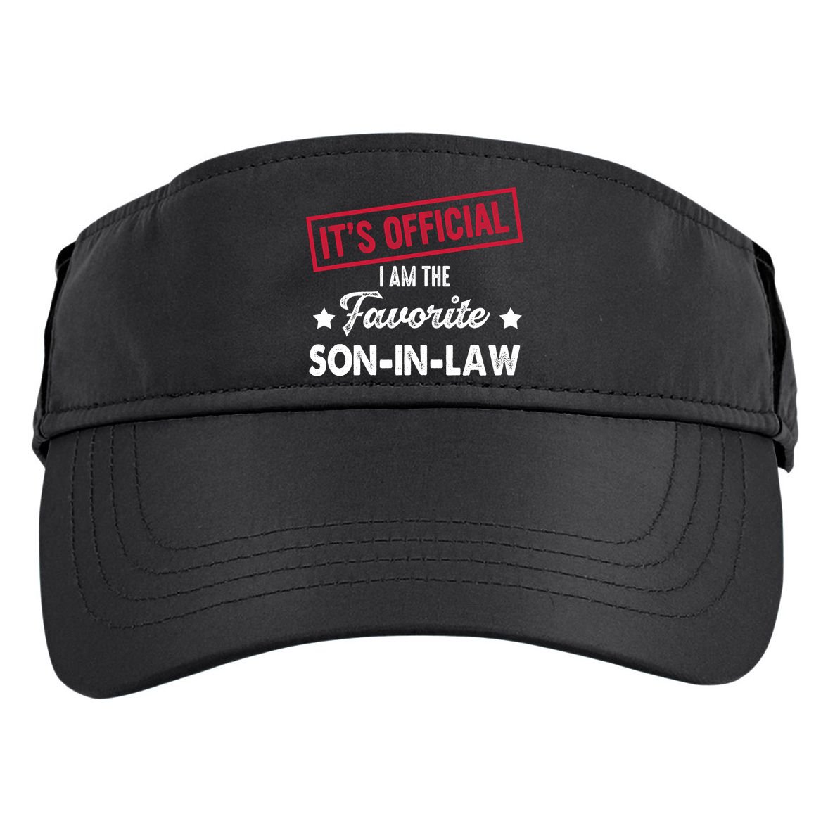 It's Official I'm The Favorite Son-In-Law Adult Drive Performance Visor