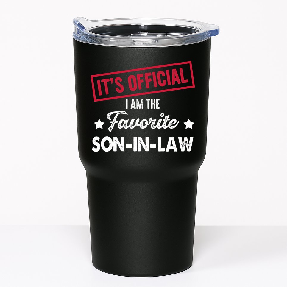 It's Official I'm The Favorite Son-In-Law Tumbler