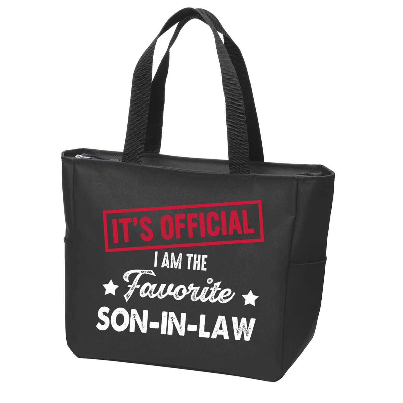 It's Official I'm The Favorite Son-In-Law Zip Tote Bag