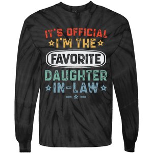 It's O.fficial I'm the Favorite Daughter In Law  Tie-Dye Long Sleeve Shirt