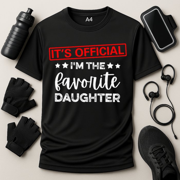 It's O.fficial I'm The Favorite Daughter  Cooling Performance Crew T-Shirt
