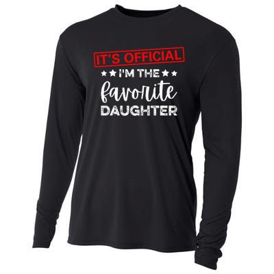 It's O.fficial I'm The Favorite Daughter  Cooling Performance Long Sleeve Crew