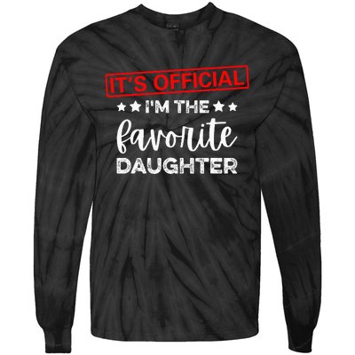 It's O.fficial I'm The Favorite Daughter  Tie-Dye Long Sleeve Shirt