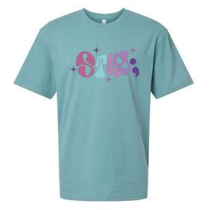 Its Ok If The Only Think You Do Today Is Breathe Back And Front Side Sueded Cloud Jersey T-Shirt