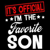 It's O.fficial I'm The Favorite Son funny  Youth Performance Sprint T-Shirt