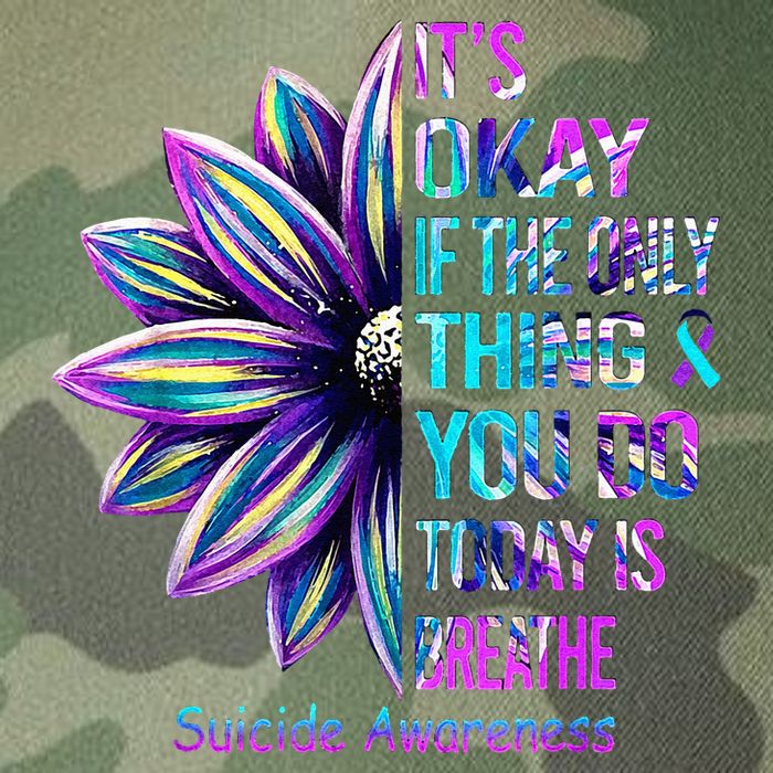 Its Okay If The Only Thing You Did Today Was Breathe Legacy Tie Dye Trucker Hat