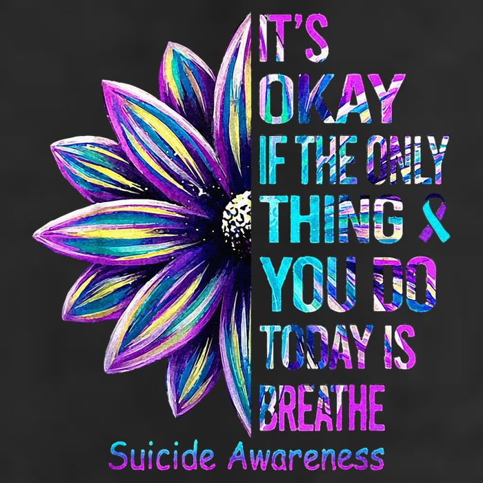 Its Okay If The Only Thing You Did Today Was Breathe Beanie