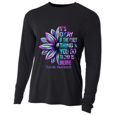 Its Okay If The Only Thing You Did Today Was Breathe Cooling Performance Long Sleeve Crew