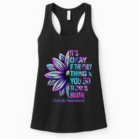 Its Okay If The Only Thing You Did Today Was Breathe Womens Tank Top