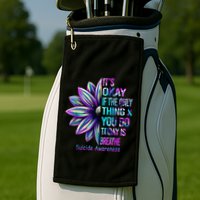 Its Okay If The Only Thing You Did Today Was Breathe Golf Towel