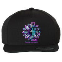 Its Okay If The Only Thing You Did Today Was Breathe Wool Snapback Cap