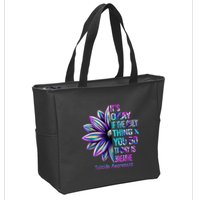 Its Okay If The Only Thing You Did Today Was Breathe Zip Tote Bag