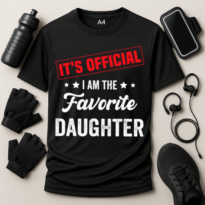 it's o.fficial i am the favorite daughter Cooling Performance Crew T-Shirt